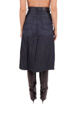 crinkled-effect-denim-midi-skirt