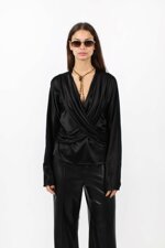 draped-v-neck-blouse