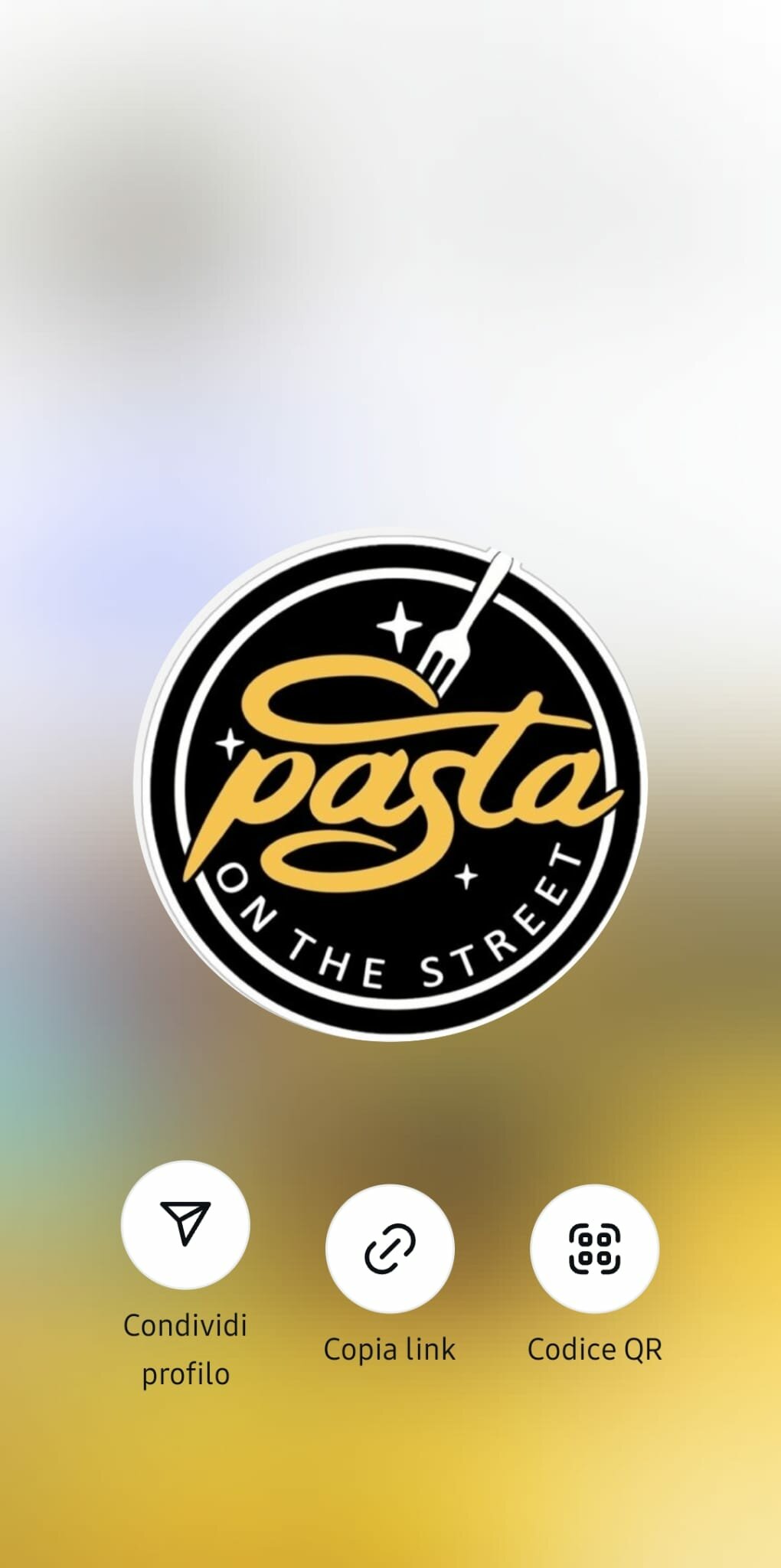 Pasta on the Street