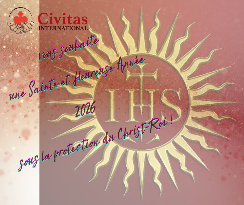 Civitas International vous souhaite une Sainte et Belle Année 2026 !