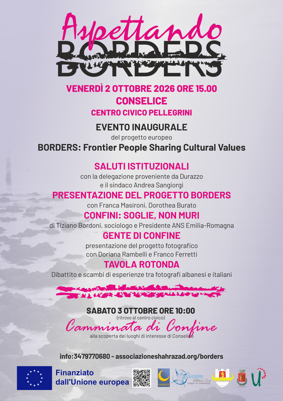 ASPETTANDO BORDERS 2-3 OTTOBRE A CONSELICE
