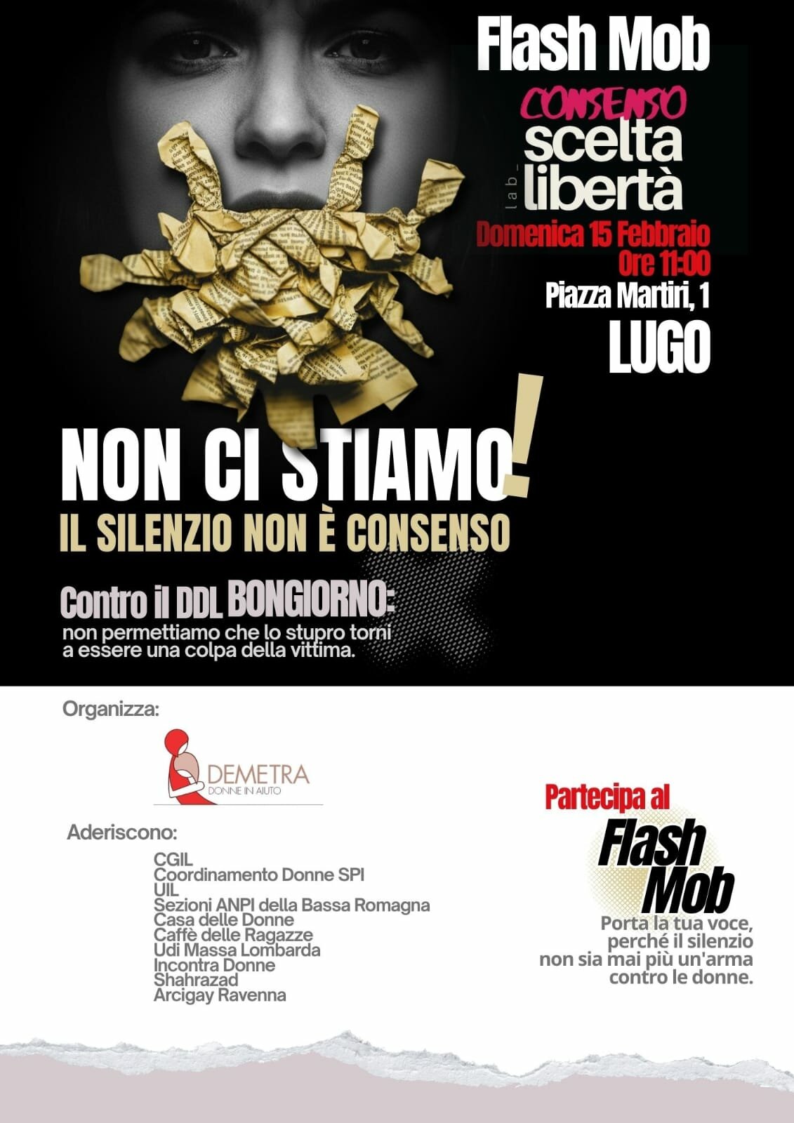 SENZA CONSENSO È STUPRO!