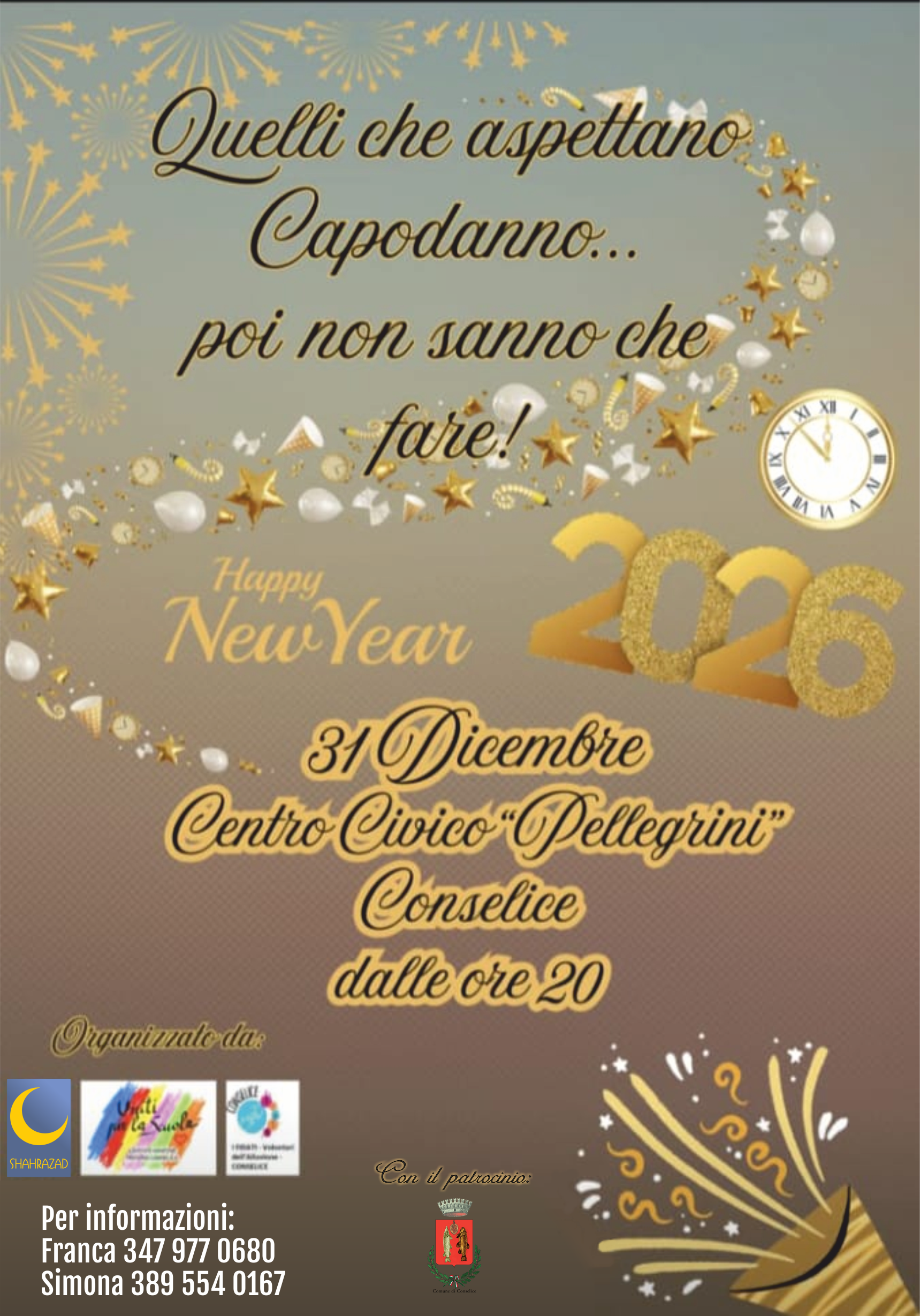 FESTA DI CAPODANNO A CONSELICE!
