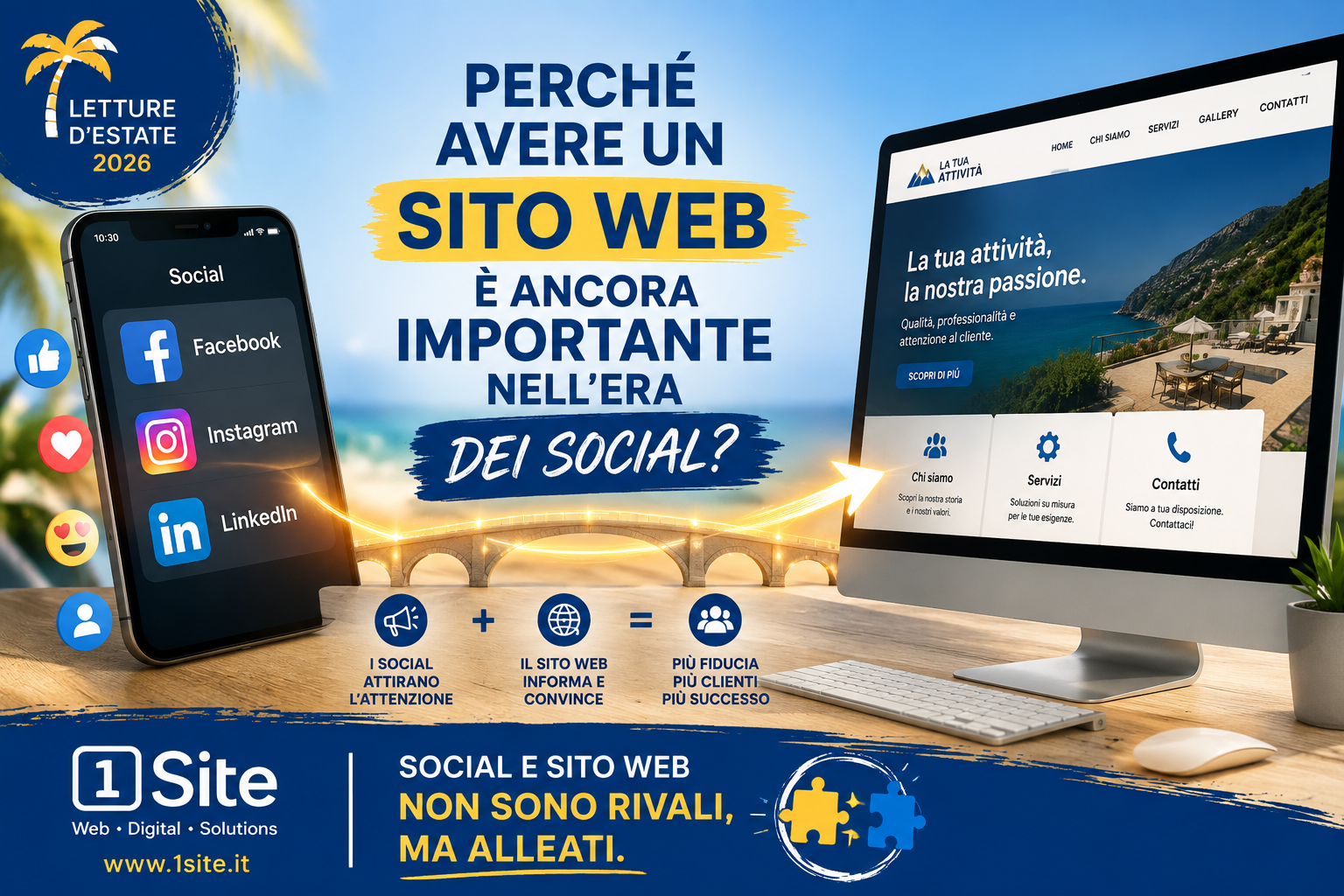 Perché avere un sito web è ancora importante nell'era dei social? sito web