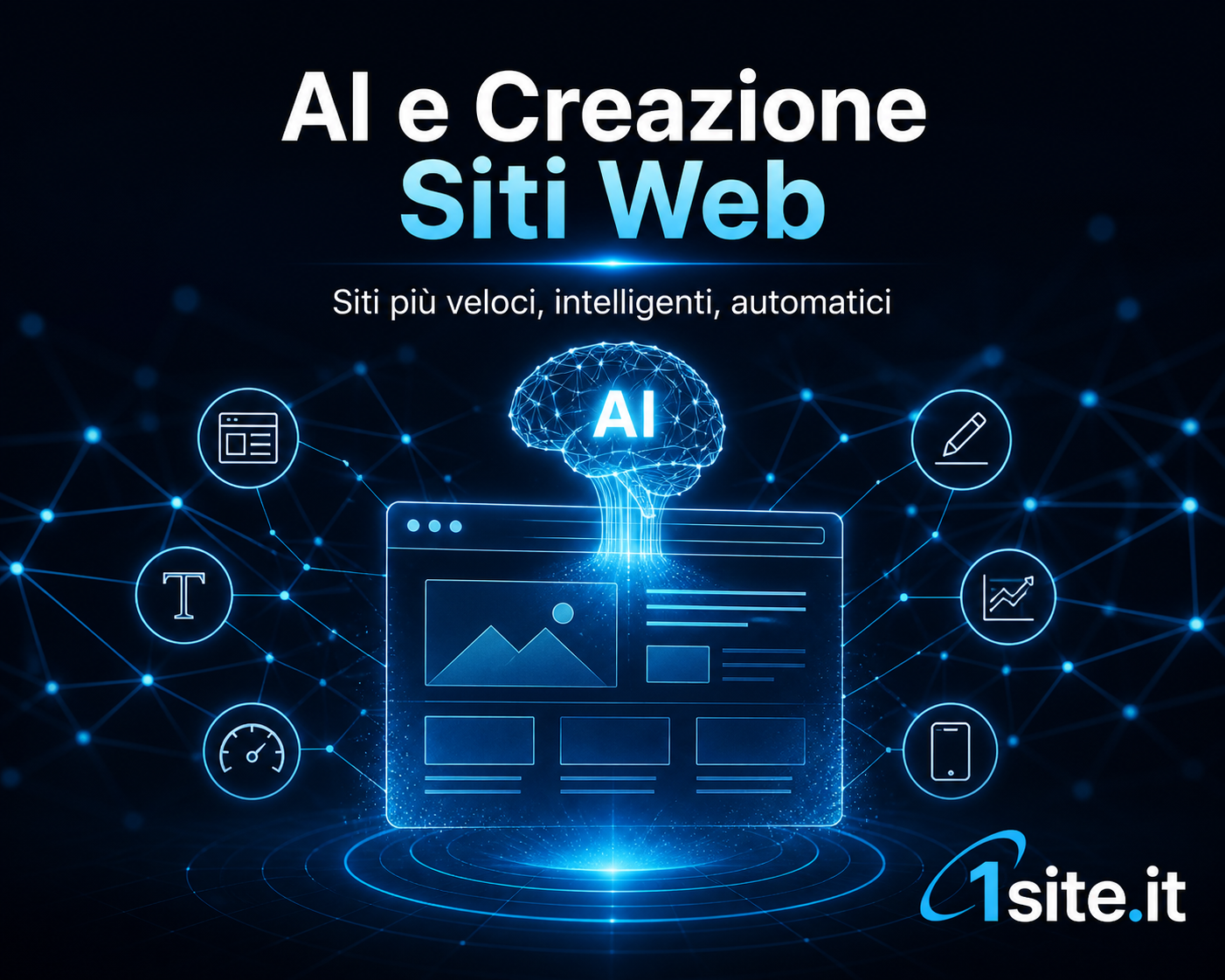 crea sito web con AI