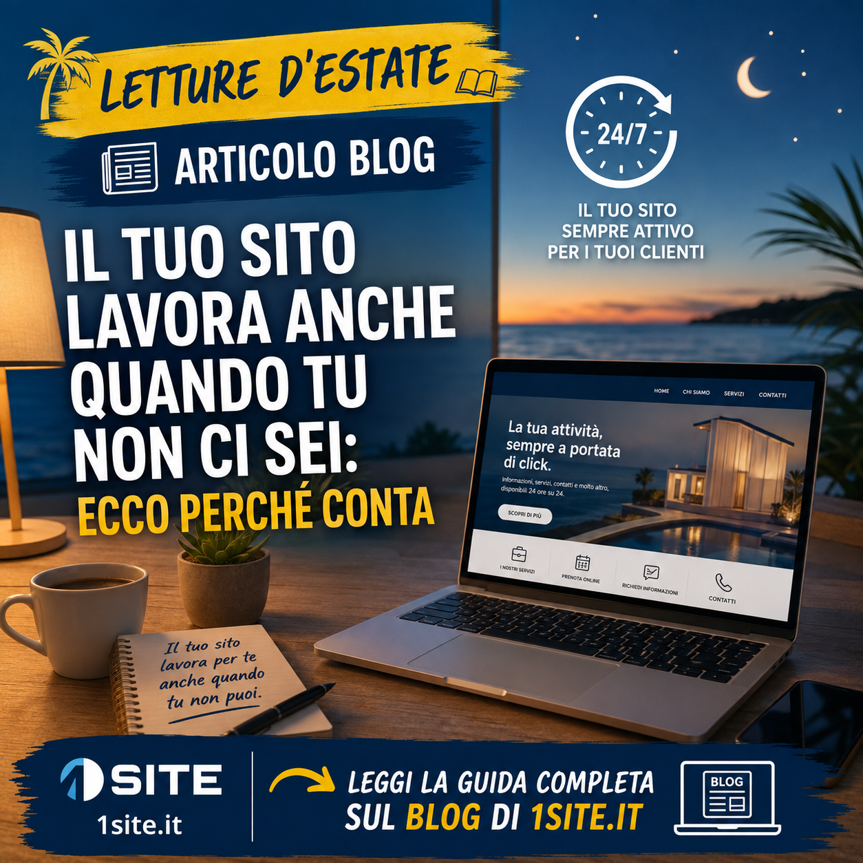 sito web che lavora