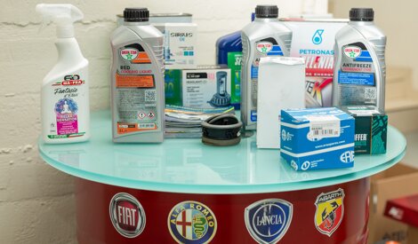 Accessori originali con sotto i brand Fiat Alfa Romeo Lancia Abarth