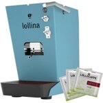 macchina-da-caffe-lollo-caffe-lollina-basic-turchese-box-40-cialde-lollo-mix-classica