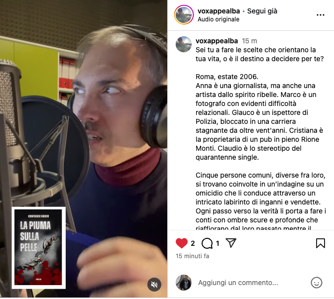 Gianfranco Vigneri: La Piuma sulla Pelle - Presto su AUDIBLE