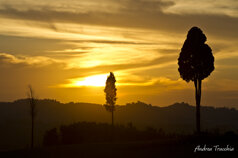 Tramonto nelle colline del Chianti Tramonto nelle colline del Chianti