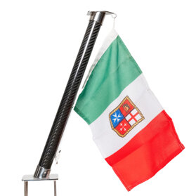 U24 Bandiera Costanza Premium 30x45 Cm - Polyester 110 G/m², Resistente Alle Intemperie, Prodotta In Germania