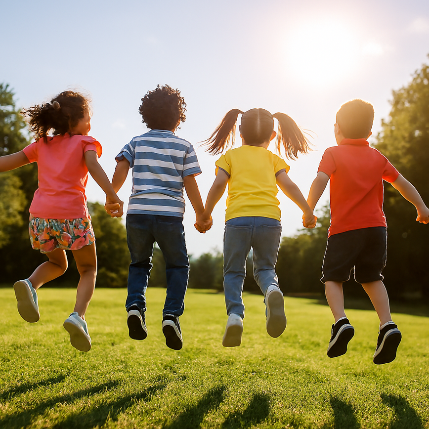 bambini felici di sp