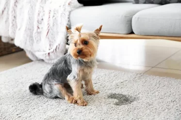 una-cane-fa-la-pipì-sul-tappeto una-cane-fa-la-pipì-sul-tappeto