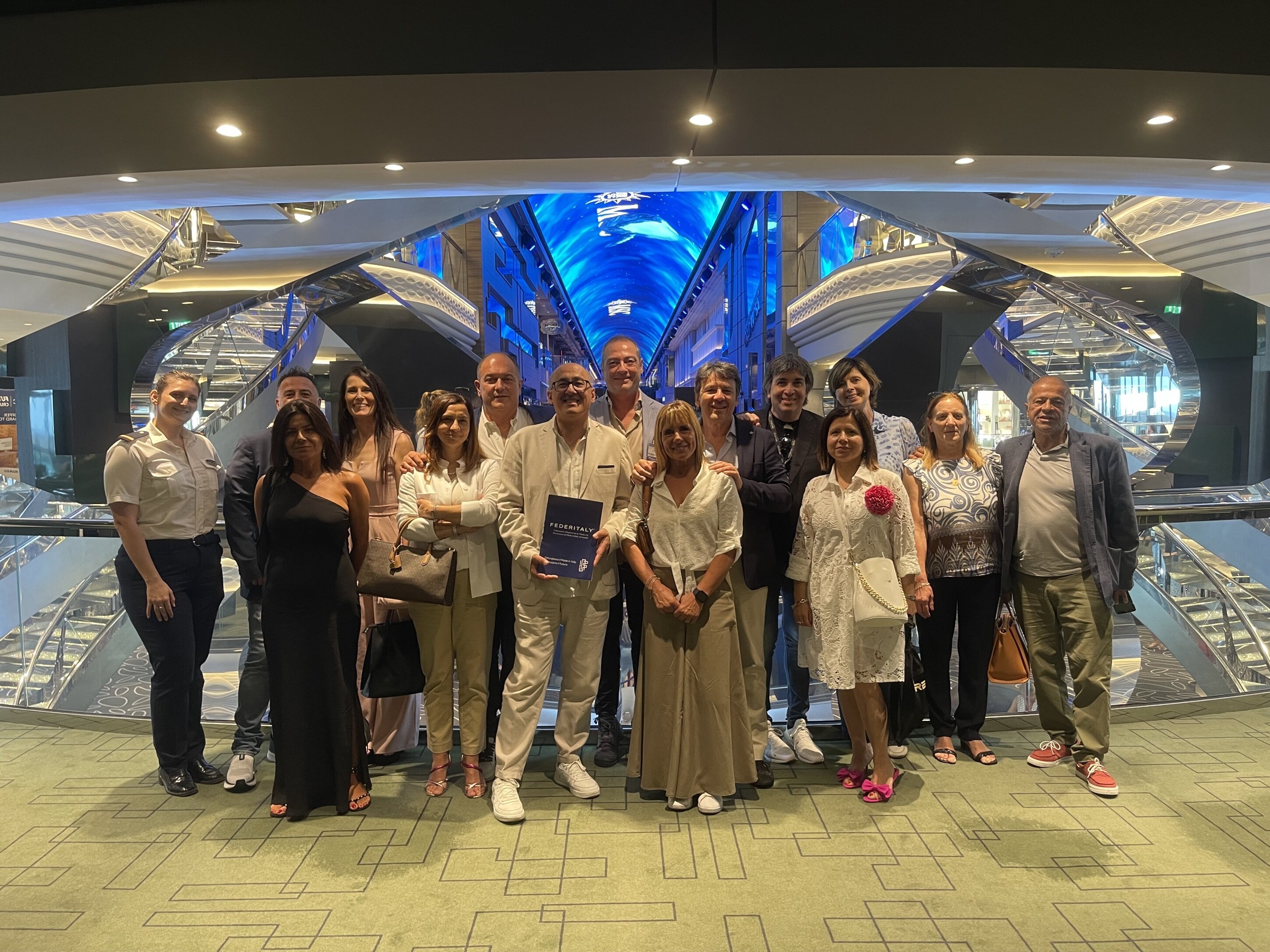 Sopralluogo a bordo della MSC Grandiosa: prende forma il 1° Expo del Made in Italy in Crociera