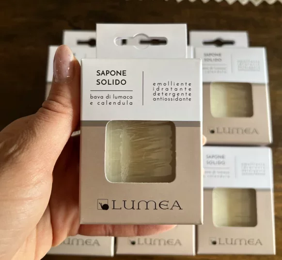 detergente delicato lumea acne dermatiti bava di lumaca calendula bio