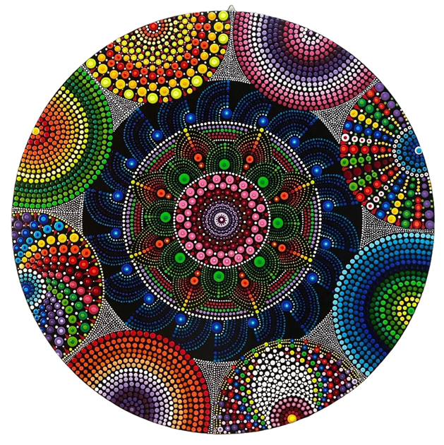 mandala dei tramonti 60 cm
