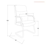 sedia-imbottita-in-similpelle-nera-con-struttura-in-metallo-sedia-da-ufficio-poltrona-da-ufficio-moderna