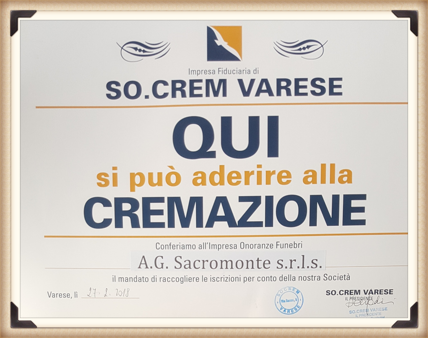 Cremazioni varese A.G. SACRO MONTE