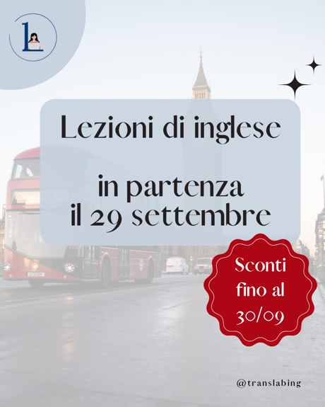 lezioni di inglese