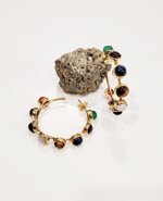 orecchini-ottone-pietre-cabochon