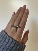 LOLIAS 8 PCS Anello Uoo In Acciaio Inossidabile Alta Lucido Argento - 8