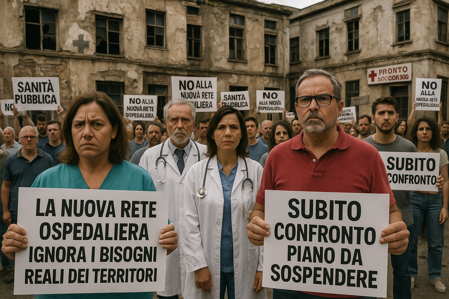 Riordino rete ospedaliera: anche per il sindacato il piano &egrave; da sospendere subito