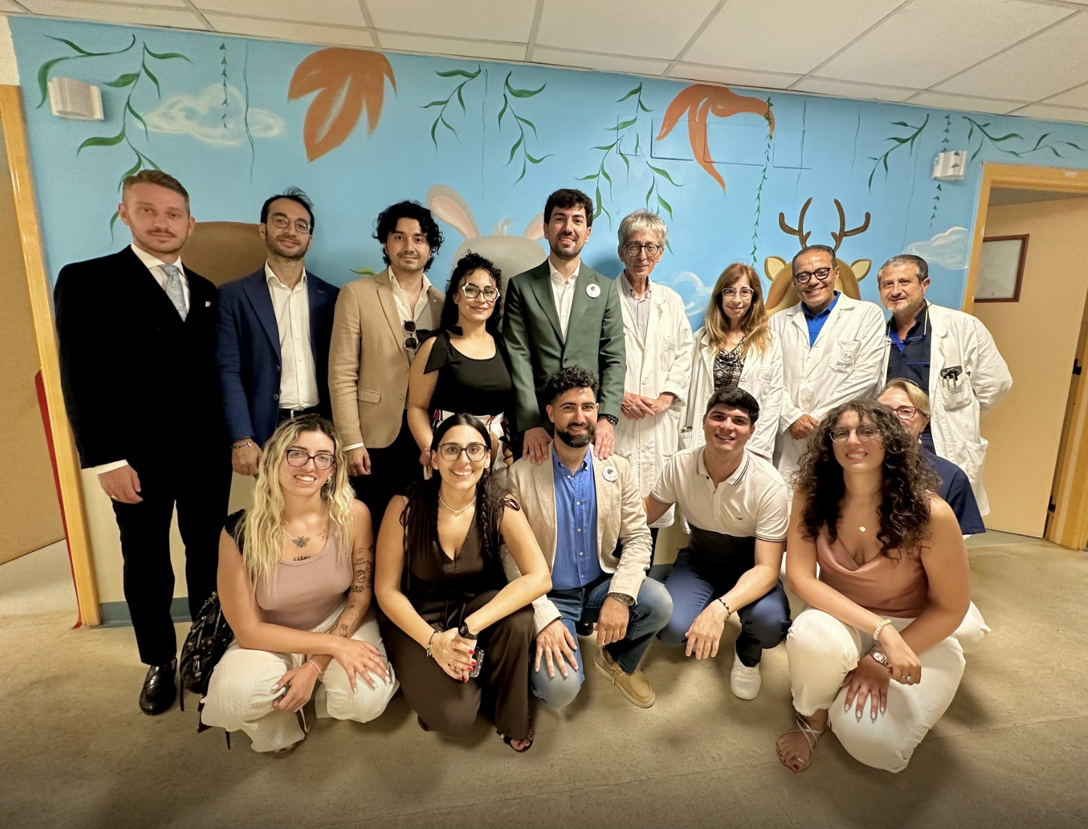 Magia e colori al Policlinico di Catania: murales nei reparti pediatrici per rendere pi&ugrave; serena la degenza dei bambini