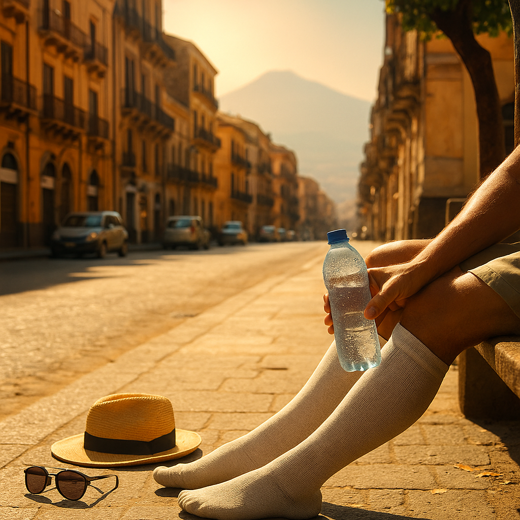 Sicilia oltre i 42 &deg;C: caldo estremo e salute venosa, l&rsquo;allarme degli esperti