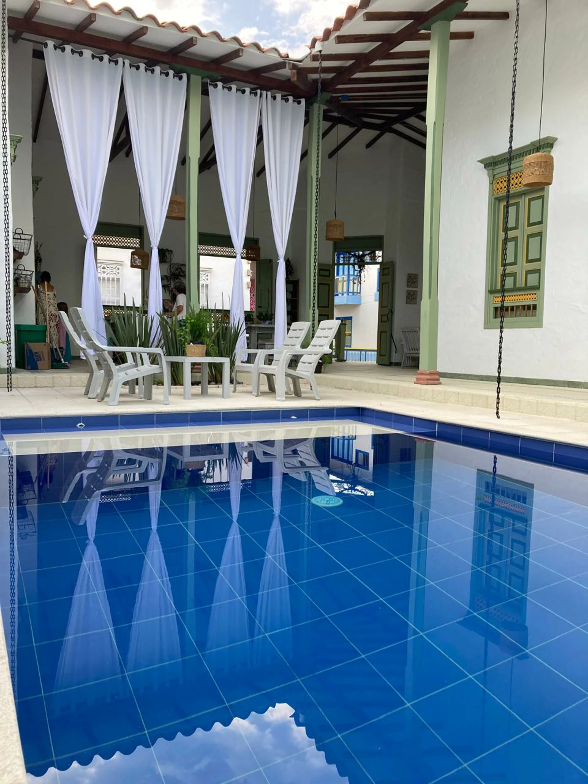 Casa Farallones — Piscina larga · Ideal familias