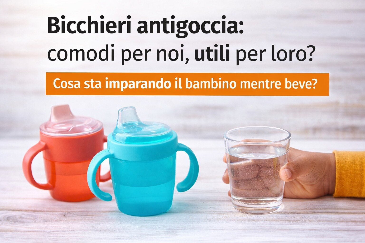 Bicchieri antigoccia: comodi per noi, utili per loro?