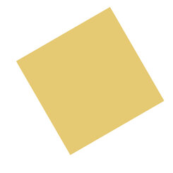 Plain yellow square tile