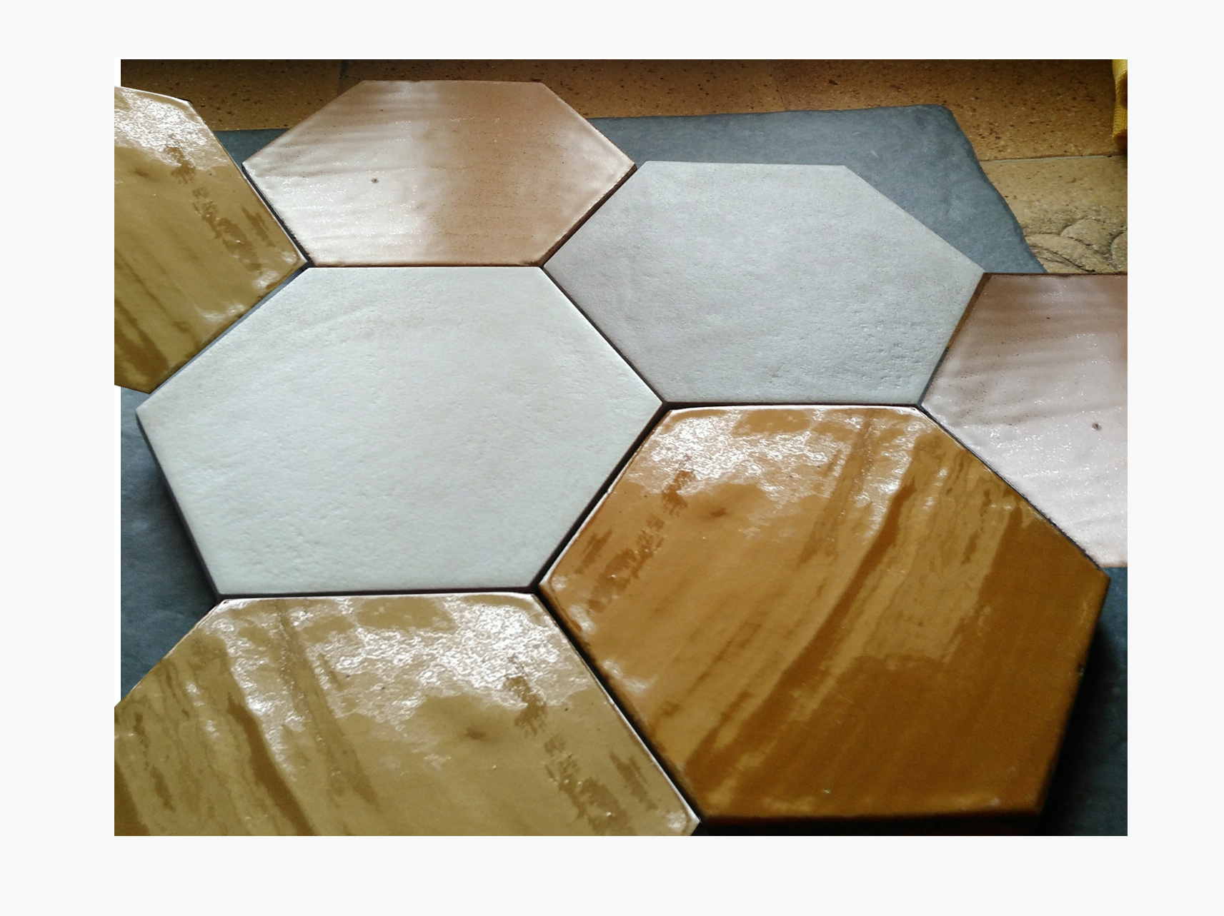 MILISTEN 25PCS Pezzi Di Legno Incompiuto Forma Esagonale In