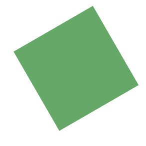 Green square on white background