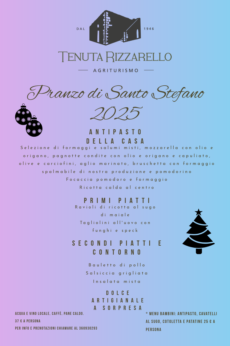 Pranzo di Santo Stefano 2025