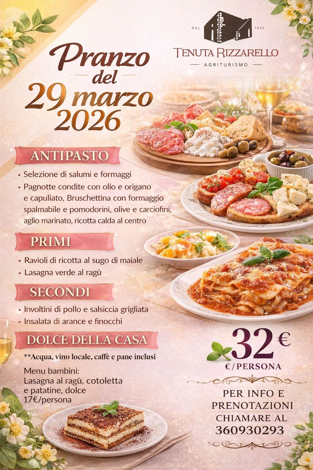 Pranzo della Domenica delle Palme Pranzo della Domenica delle Palme