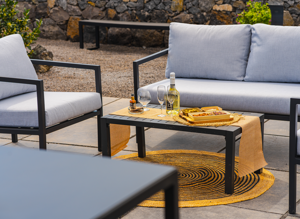 terraza exterior rincón de relax residencia Etna terraza exterior rincón de relax residencia Etna