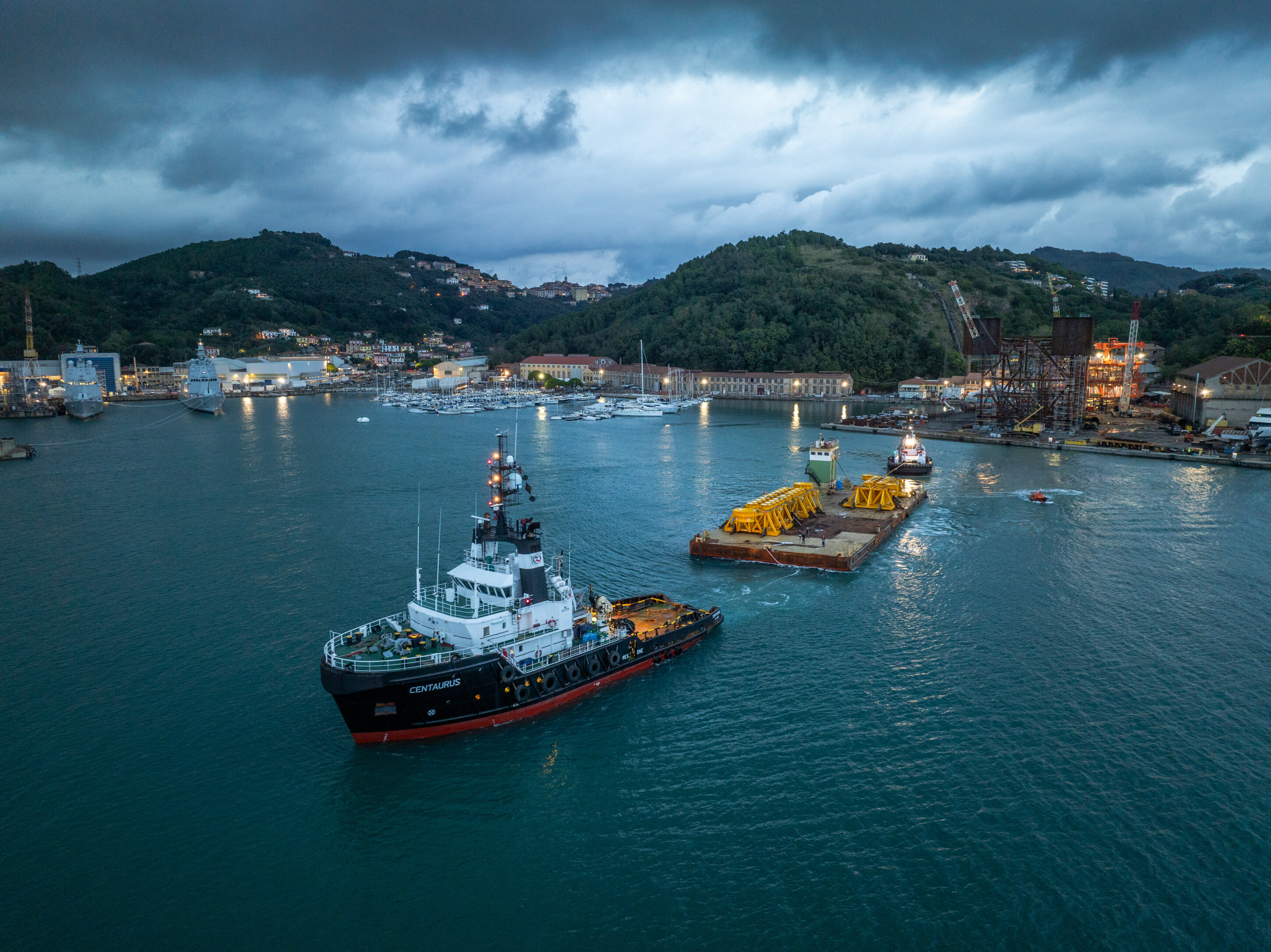 LOAD OUT AND SAIL AWAY OF THE PRE-DRILLING TEMPLATE FOR THE PPE PLATFORM
