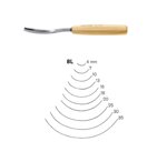 pfeil-sgorbia-per-legno-curva-lunga-n8l