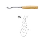 pfeil-sgorbia-per-legno-curva-piccola-n11a