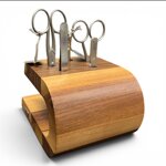 artelegno-ceppo-manicure-uomo-alpen-green-bell