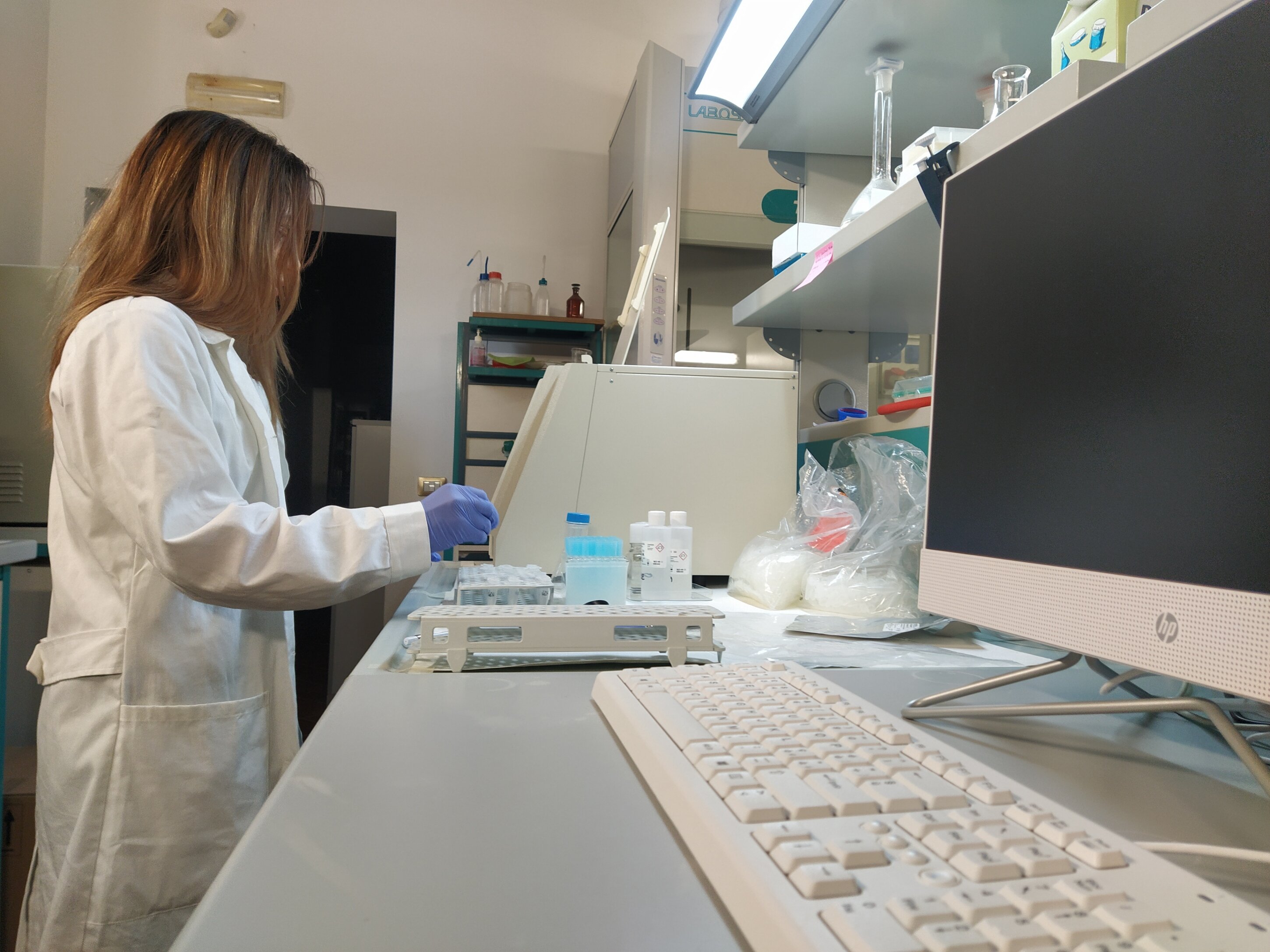 Laboratorio chimica elettroforesi capillare