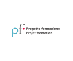logo p f - butterfly