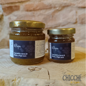 Miele millefiori e pepe nero prodotto artigianalmente