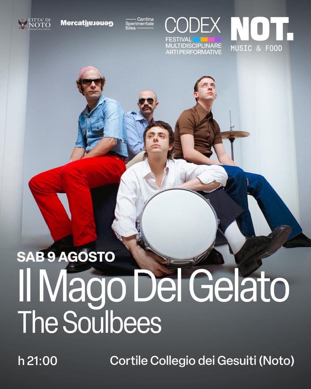 La band milanese IL MAGO DEL GELATO approda a Noto