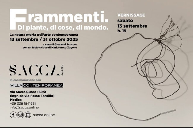 Il frammento come metafora del tutto. A Modica