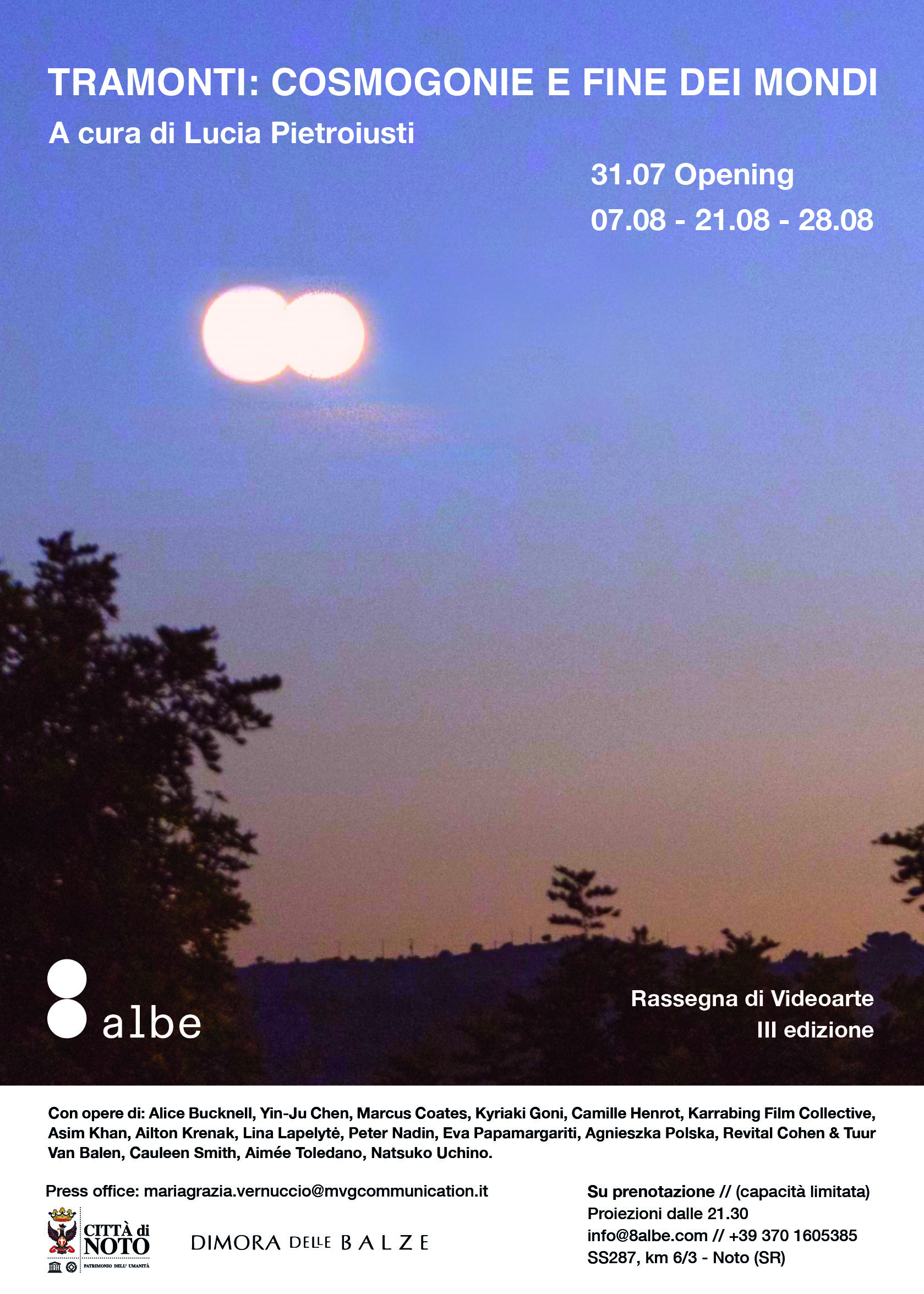 8 Albe alla Dimora delle balze. A Noto