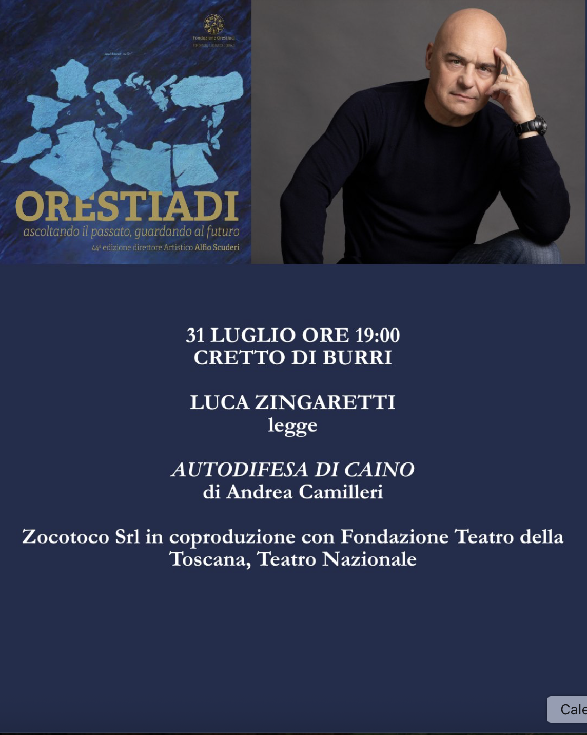 Al Cretto di Burri il gran finale delle Orestiadi di Gibellina 2025