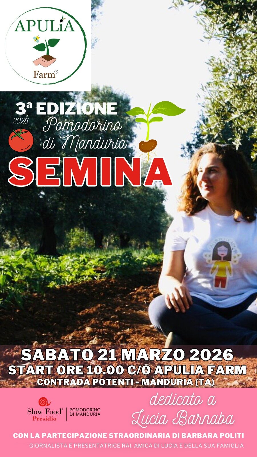 Seminare futuro: la terza edizione della semina del Pomodorino di Manduria