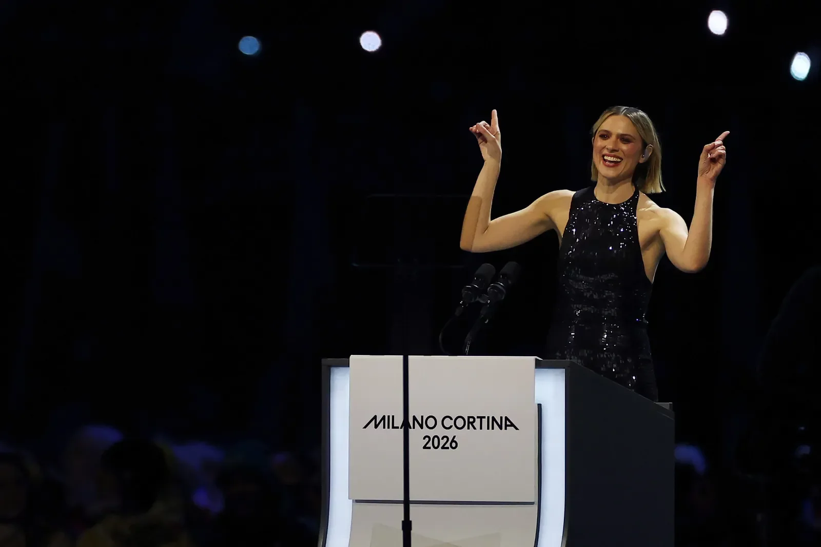 Brenda Lodigiani alla cerimoni d'apertura delle Olimpiadi Invernali 2026: 