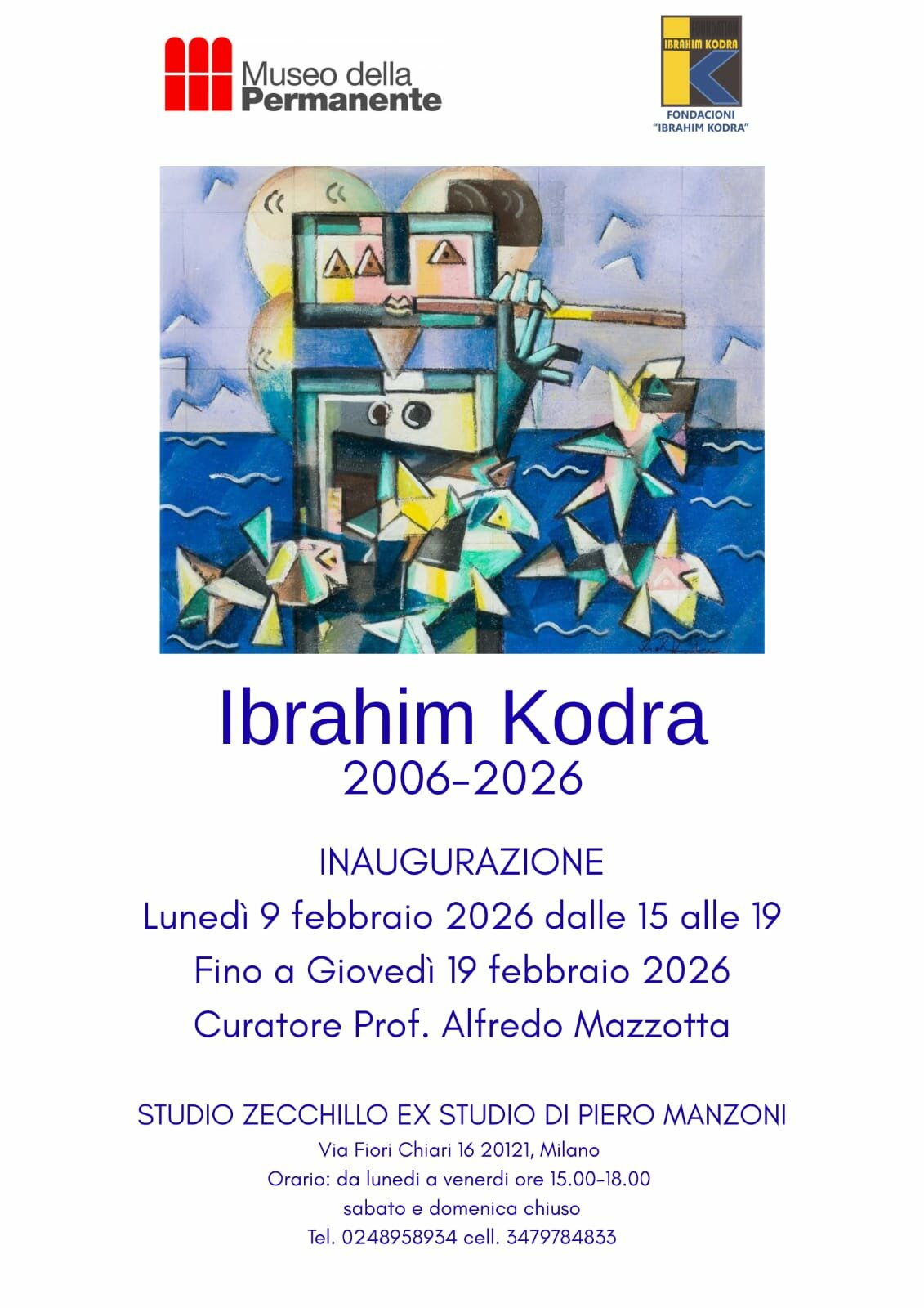 Mostra Ibrahim Kodra a Milano: retrospettiva allo Studio Zecchillo (ex Studio Piero Manzoni)